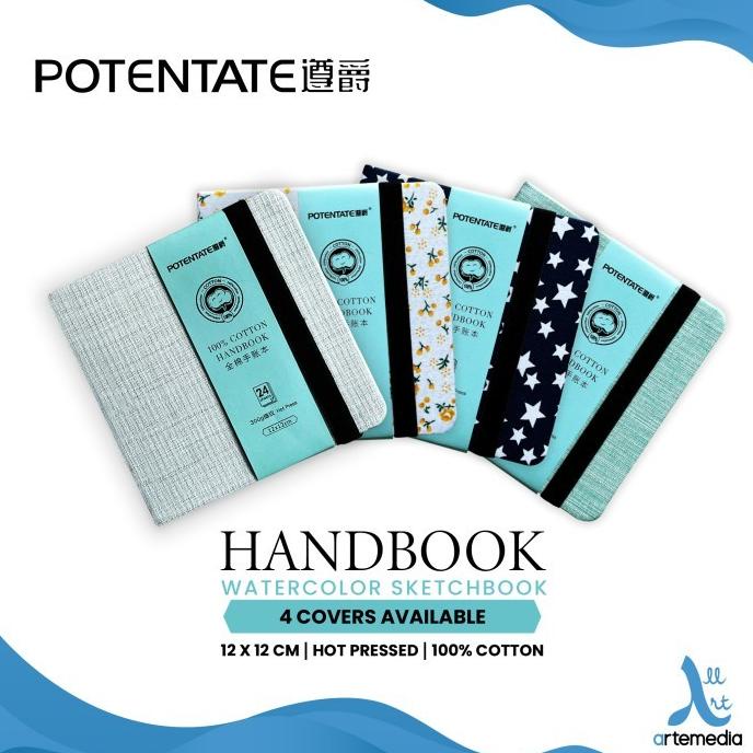 

Kertas Cat Air Potentate Cotton Handbook Watercolor Sketchbook Buku Viral