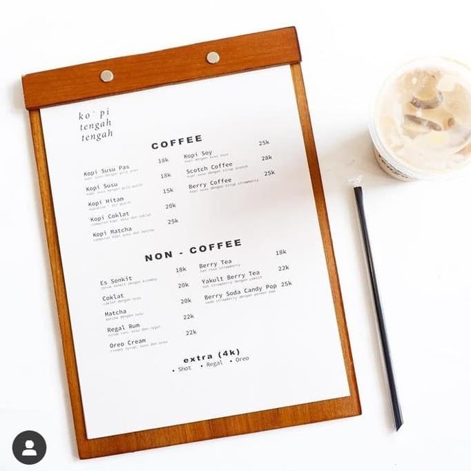 

Menu Board A4 Natural | FREE ENGRAVE
