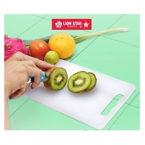 Plastic Cutting Chopping Board Talenan Dapur Tebal Plastik - Lion Star