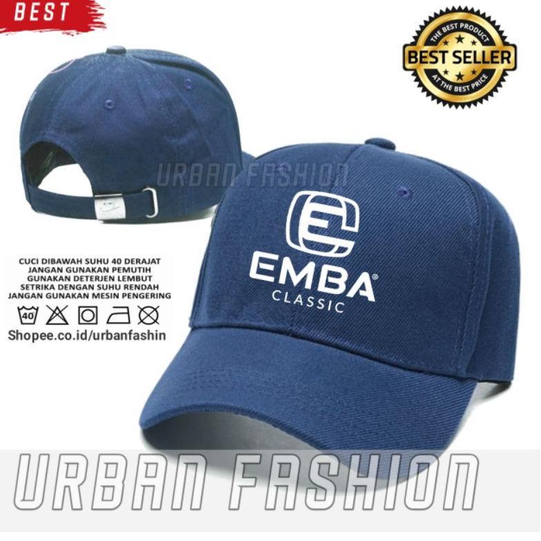 Populer Topi Baseball Emba Classic / Topi Polo Cap Emba Pria Wanita Msx
