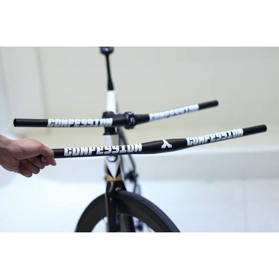 Flat bar confession 720mm oversize 31,8 track fixie mtb