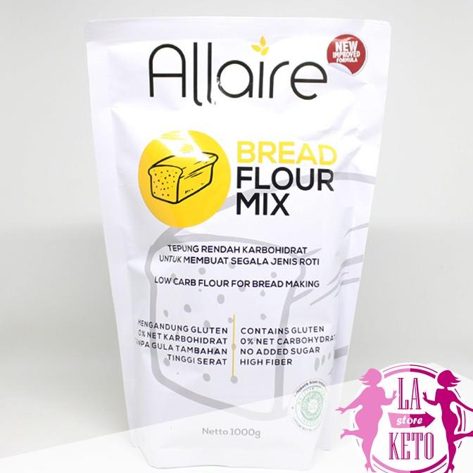 

Tepung Roti Keto Allaire | Bread Flour LowCarb KetoFriendly @1000 gr