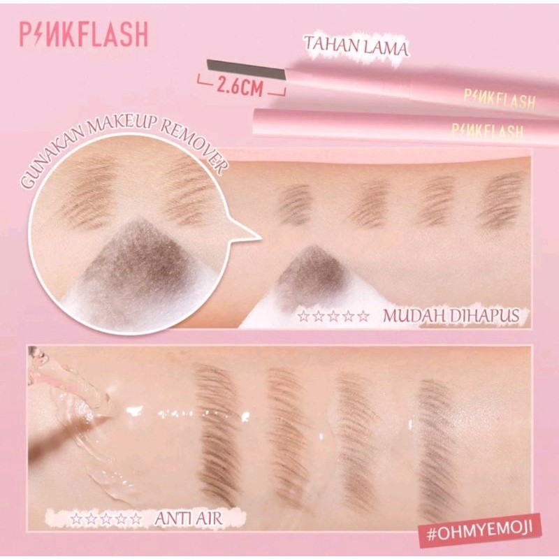 Pinkflash OhMyEmoji Automatic Eyebrow Pencil Waterproof Tahan Air