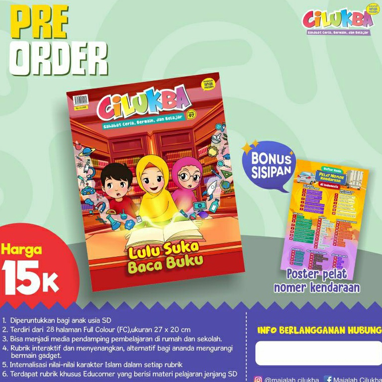 

HW63 majalah anak muslim cilukba edisi 97 Terupdate