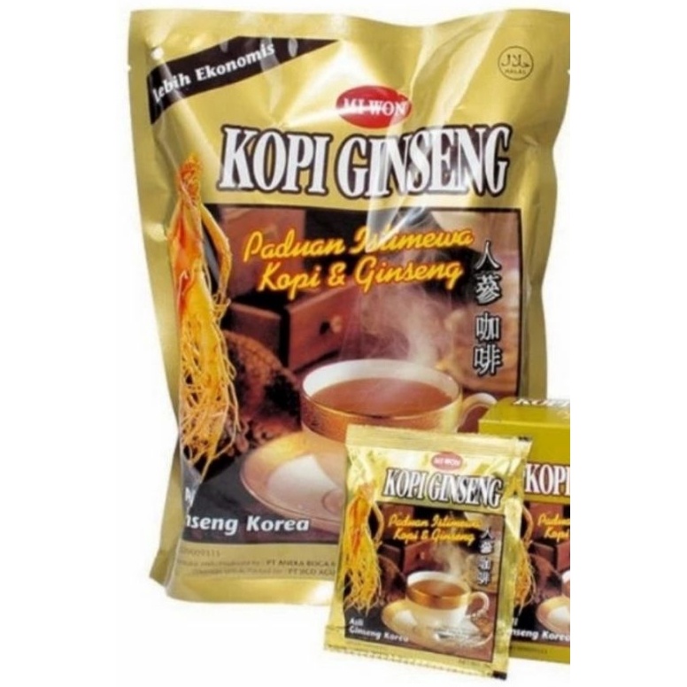 

Baru Kopi Ginseng Miwon isi 20 sachet 39