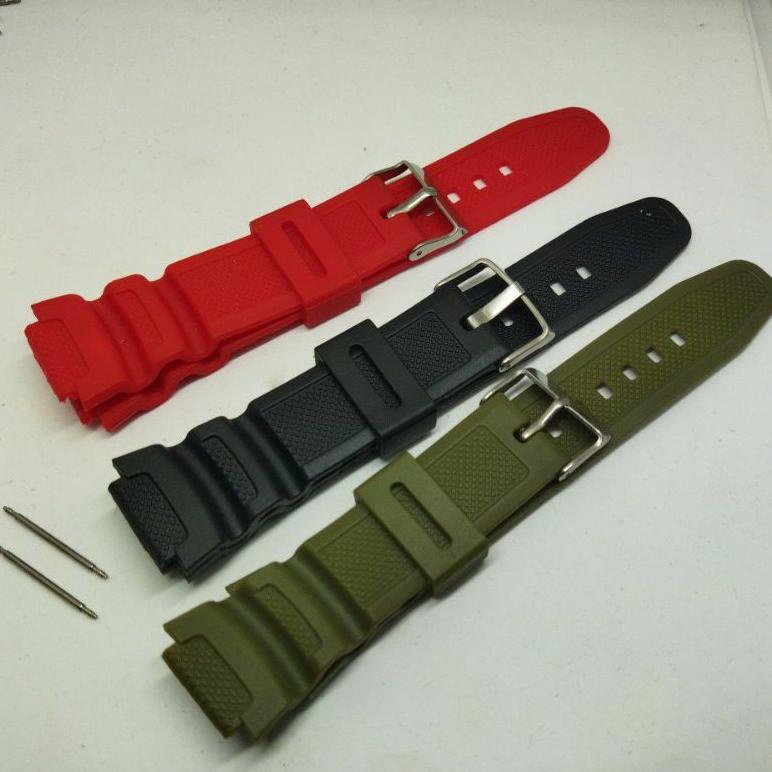 New Strap Tali Jam Tangan Casio W218H W-218H W 218H Tali Jam Casio W 218 H Bonus