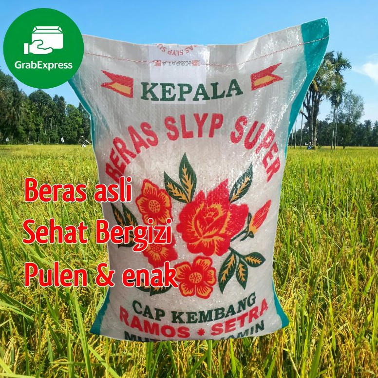 

Best Terlaris.. BERAS SLYP SUPER CAP RAMOS BUNGA 10KG PULEN 74