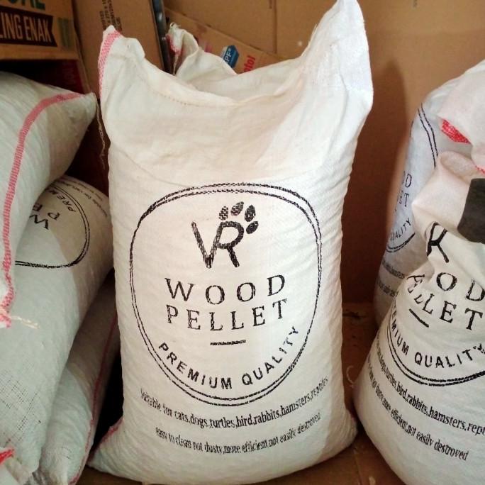 Wood Pellet VR 10kg kayu Repack/ kandang kucing anjing hamster kelinci