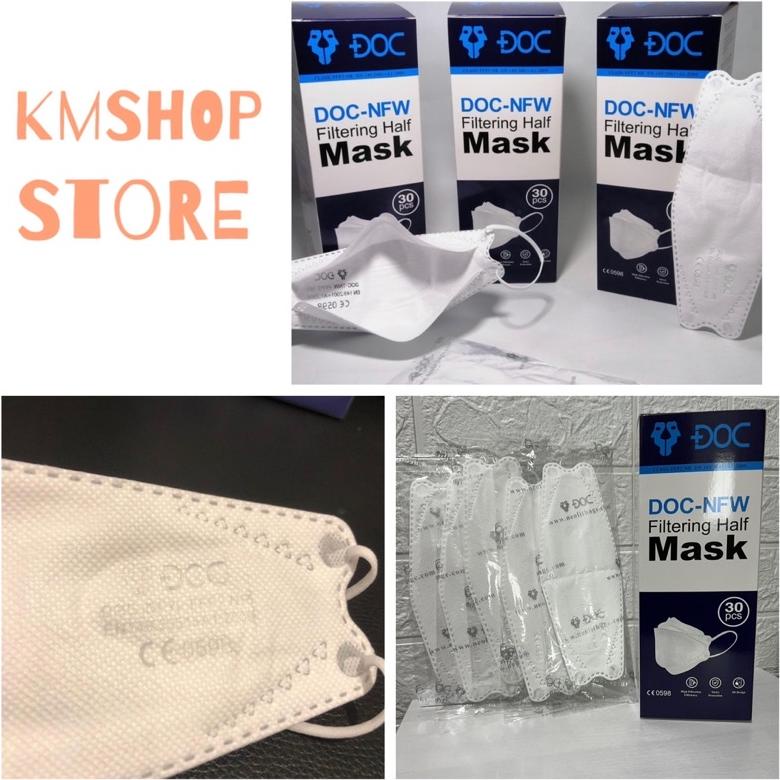 Ready Masker Kf94 Doc 4Ply Premium 1 Box Isi 30Pcs Single Pack