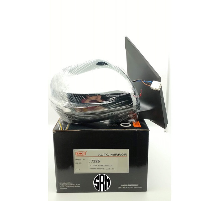 SPION TOYOTA AVANZA VELOZ ELECTRIC HITAM LAMPU 2013 -