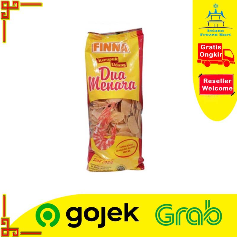 

Kerupuk Krupuk Udang Dua Menara 380 Gram - FINNA