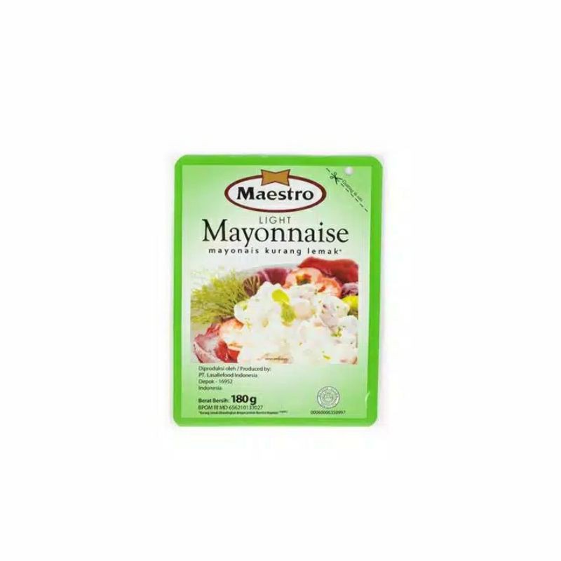 

MAESTRO Mayonaise Kurang Lemak [180 GR]