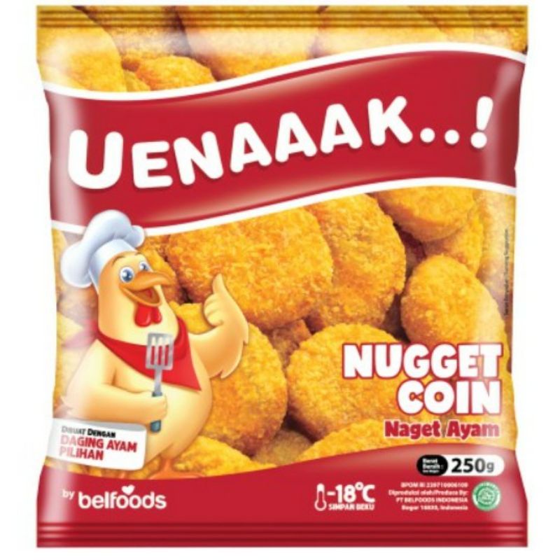 

Uenaaak Chicken Nugget 250 GR - BELFOODS