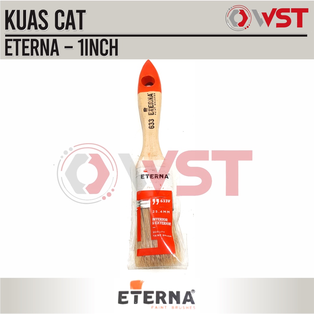 Kuas Cat Eterna 1inch / Kuas Cat Tembok Dinding Kayu 1" / Puas Eterna