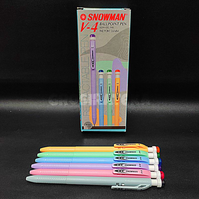 

BALLPOINT, BOLPEN, POLPEN, PULPEN V4 SNOWMAN