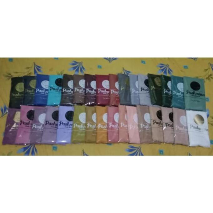 Pashmina Ceruty Babydoll Polos Warna Abu Muda By Khazanah Hijab