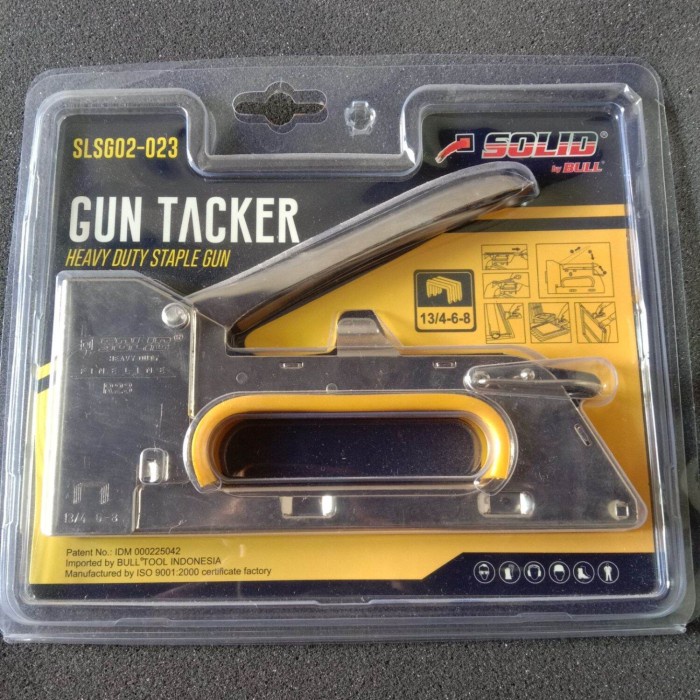 

SOLID ALAT STAPLES HEKTER TEMBAK STAPLE GUN TACKER R23 6MM & 8MM