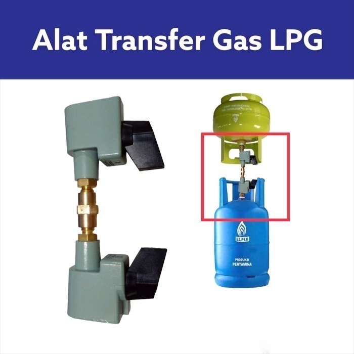 Alat Pemindah Gas LPG - Tabung 3kg 12kg - Alat transfer