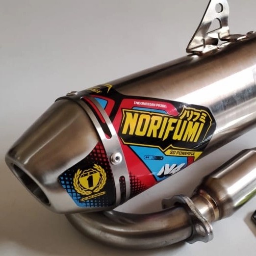 Terlaris Knalpot Norifumi N4 Original Stainless Untuk Crf 150 L
