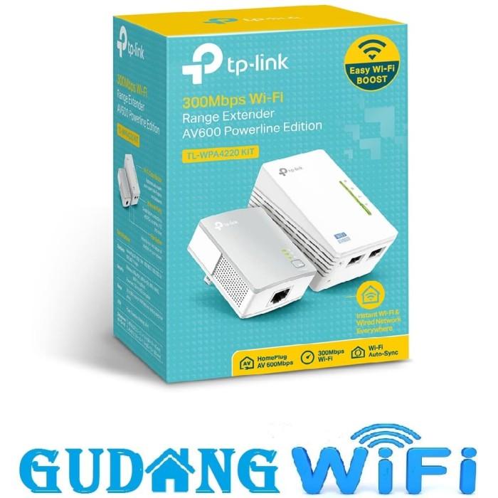 Tp-Link Tl-Wpa4220 Kit Av600 Powerline Wi-Fi Kit