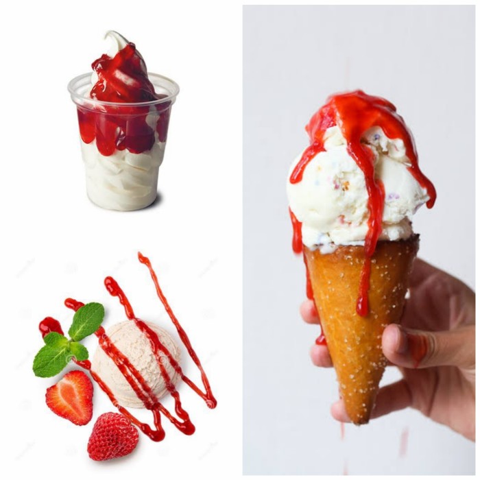 

Topping Mariza Strawberry 1Kg / Sauce Strawberry