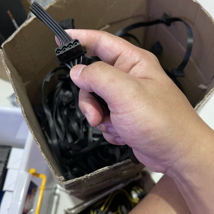 Terlaris Sata Kabel Molex Modular Xigmatek - 6 Pin To Molex
