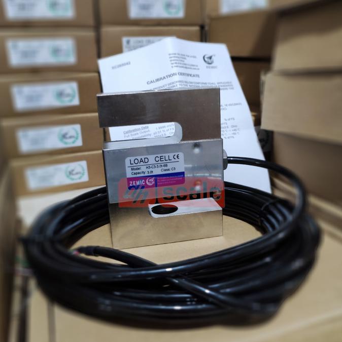 Zemic Load Cell H3 Cap 3 Ton (Type S)