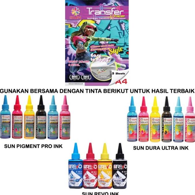 

Kertas Transfer - SUN Next Generation Transfer Paper Dark A4