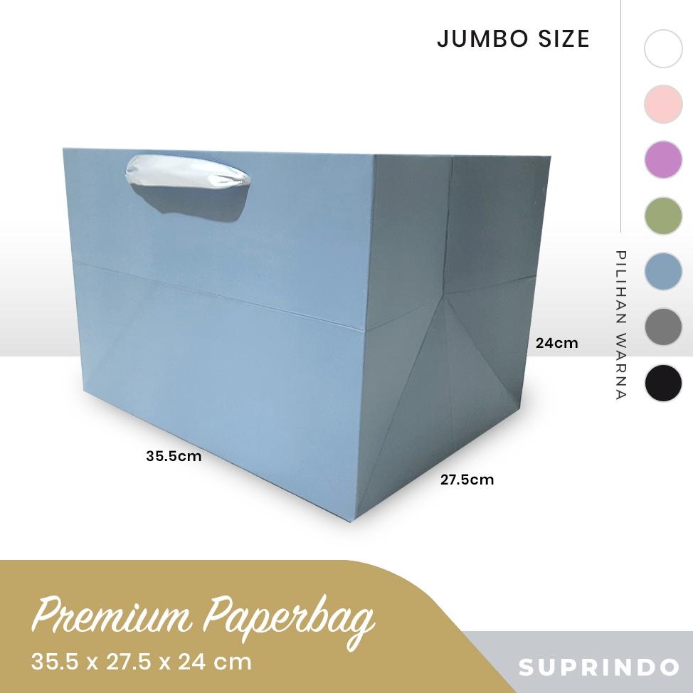 

Terbaru Premium Paper bag JUMBO 2 uk. P35.5 x L27.5 x T24 cm