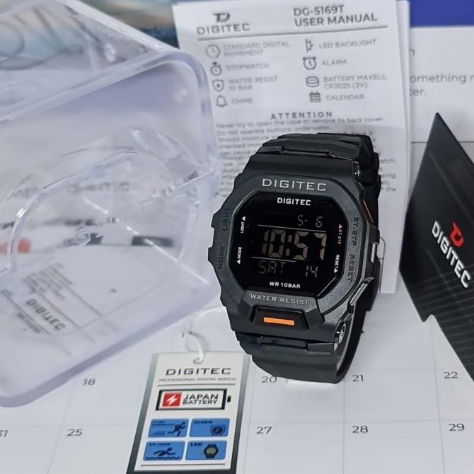 Jam Tangan Pria Digitec Dg 5169 / Dg-5169 / Dg5169 Original Terbaik