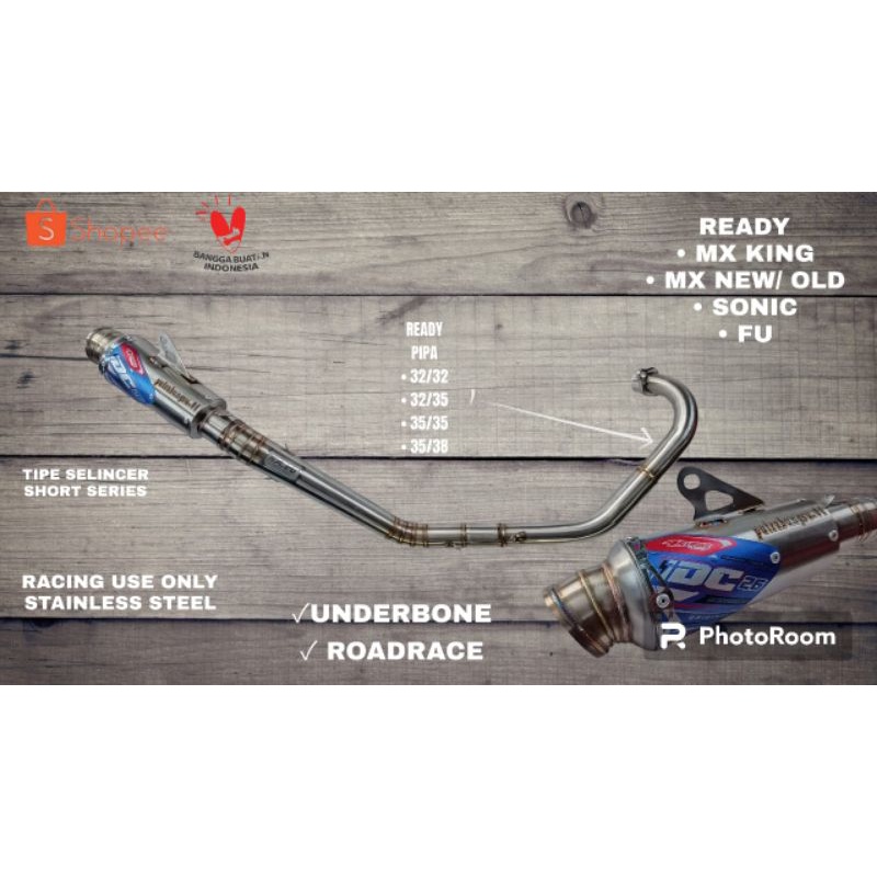 Knalpot yamaha mx king 150 MX new MX old exciter150 UB Roadrace underbone original IDC 26 racing