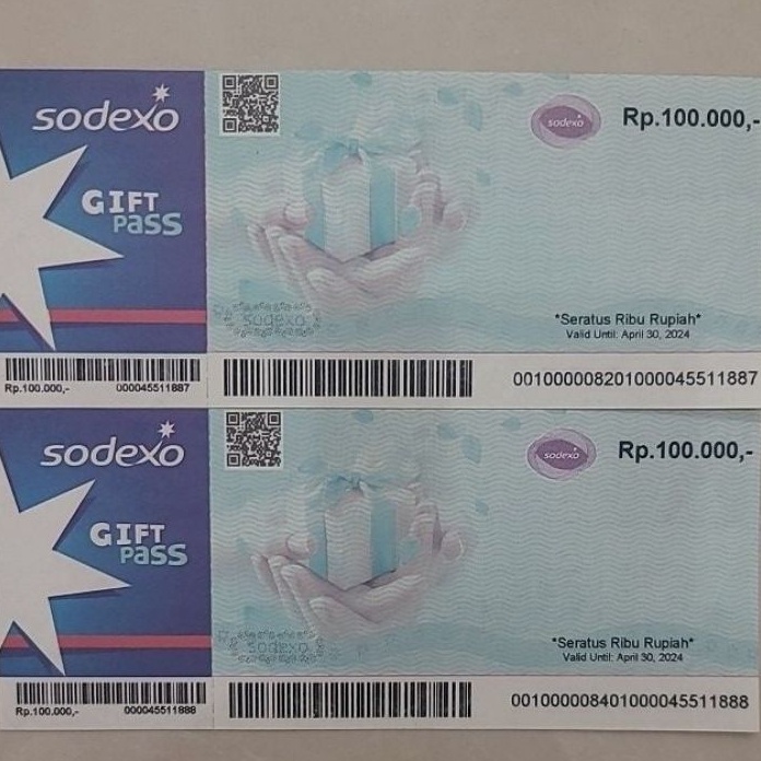 Discount Today Voucher Sodexo nominal 100rb buruan