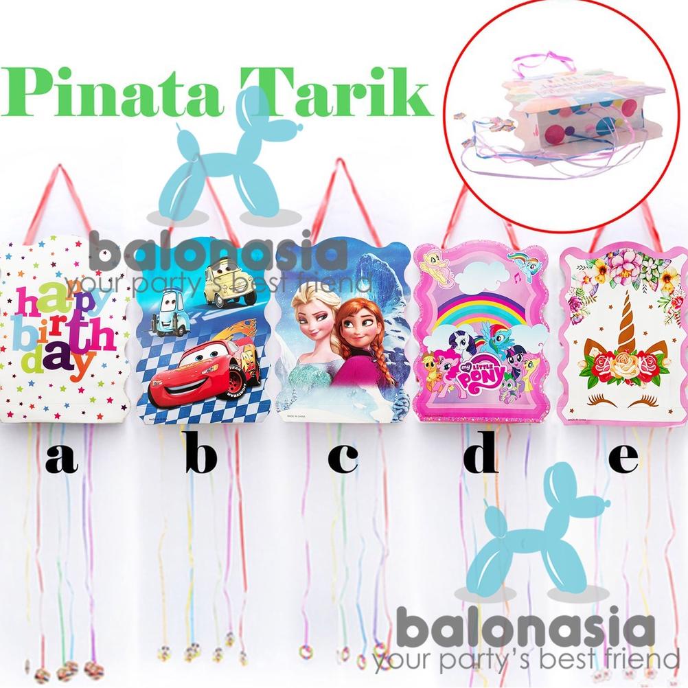 

Promo Balonasia Pinata Tarik / Pull String Paper Bag Pinata