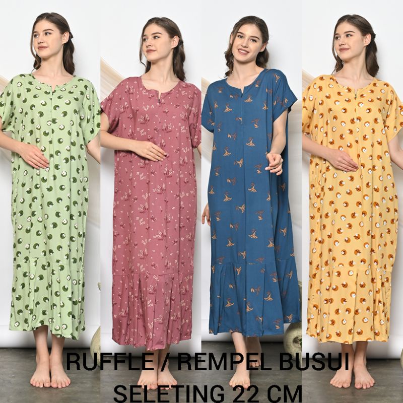 DASTER RAYON RUFFLE,REMPEL BUSUI SEMATA KAKI ,PAJAMAS DREAM