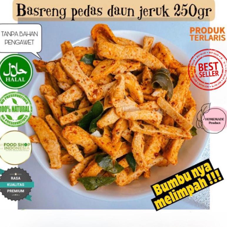 

7.7 Basreng Pedas Daun Jeruk 250gr cemilan bandung cikruh makanan ringan murah snack murah cemilan murah jajanan murah jajan snack oleh oleh murah enak berkualitas jajanan kekinian camilan murah
