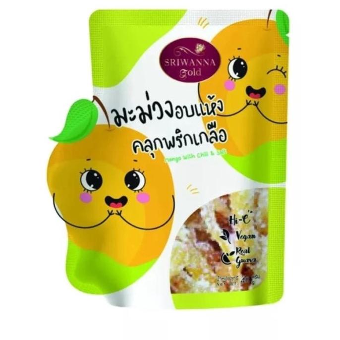 

Promo Manisan Mangga Sriwanna Gold Soft Dried Mango Thailand
