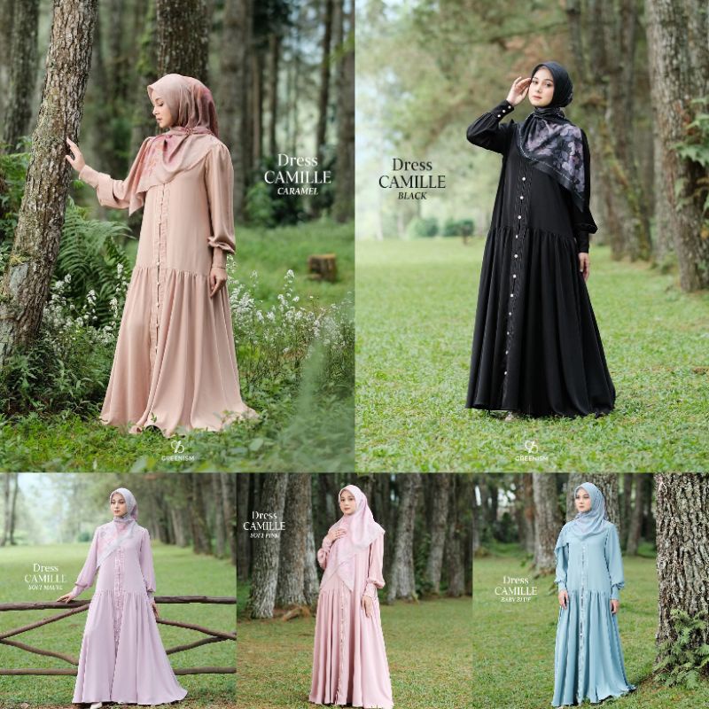 GREENISM/CAMILLE SERIES BY GREENISM/CAMILLE DRESS BY GREENISM/DRESS GREENISM/GAMIS BY GRERNISM/CAMIL