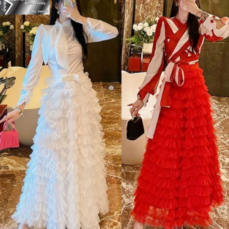 【F⚡ASH SALE✅】 ROK TUTU MILANNA TULLE SKIRT IMPORT/ ROK COUPLE DEWASA DAN ANAK/ROK TUTU REMPEL TUMPUK