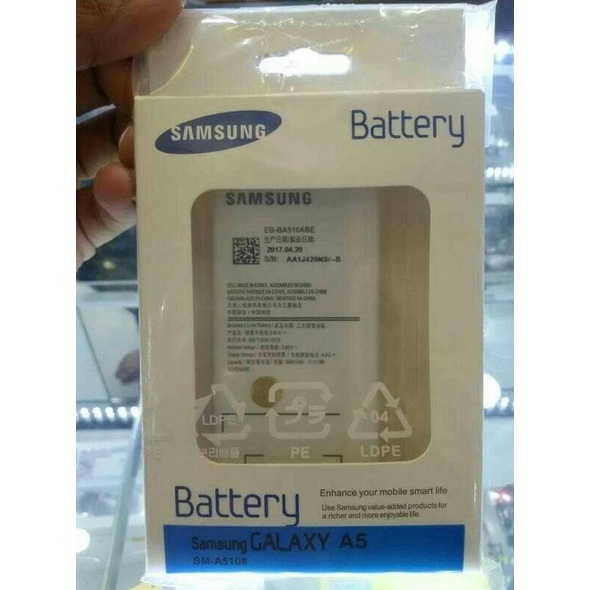 ORIGINAL 100% BATERAI BATRE BATTERY SAMSUNG GALAXY A510 A5 2016 ORI