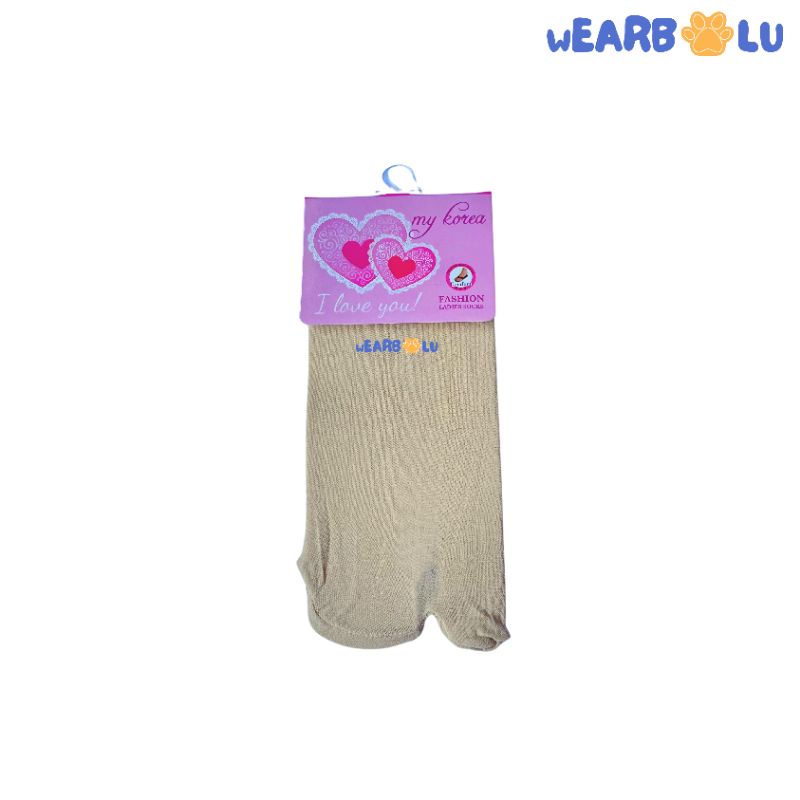 KKW012 KAOS KAKI STOKING CREAM/ KAOS KAKI BAHAN STOKING/ KAOS KAKI WANITA WARNA KULIT/ KAOS KAKI WAR