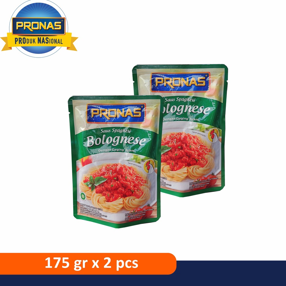 

Model Terkini.. Pronas Saus Bolognais dengan Daging Ayam 175 g bundling 2 pcs HZM