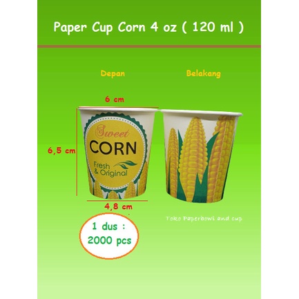 PROMO PAPER CUP 4 OZ ( 120 ML ) JASUKE ISI 2000 PCS ORIGINAL BEST SELLER