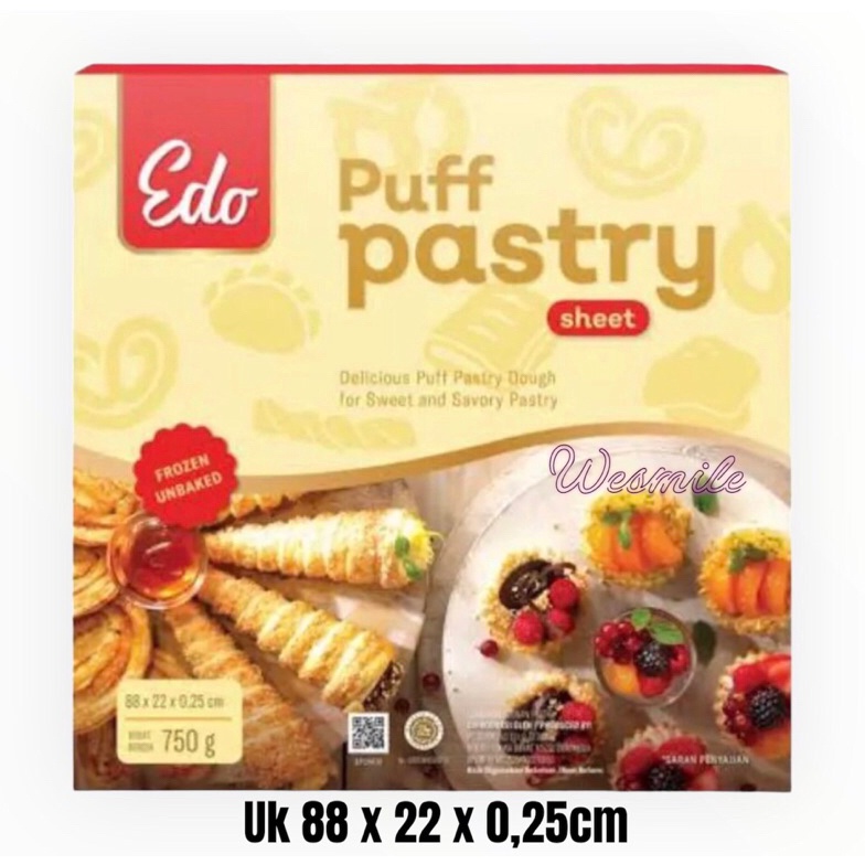 

Top Produk Edo Puff Pastry Sheet 750Gram 860