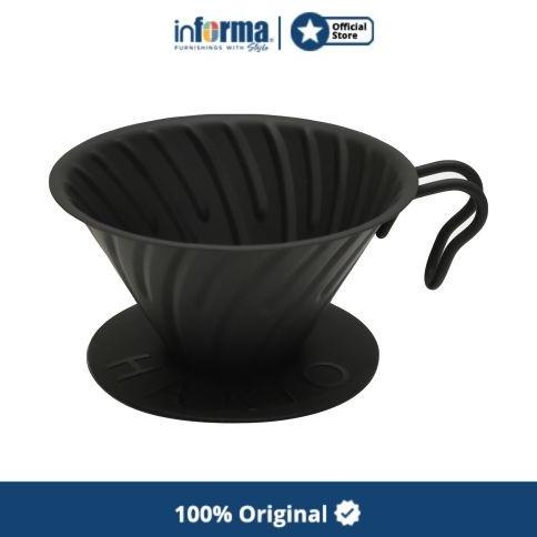 Hario V60 Metal Coffee Dripper VDM-02MB - Penggiling Kopi Manual Berbahan Logam Berkualitas Tinggi