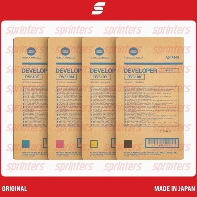 Developer Original Konica Minolta KM DV610 DV610C DV610M DV610Y DV610K
