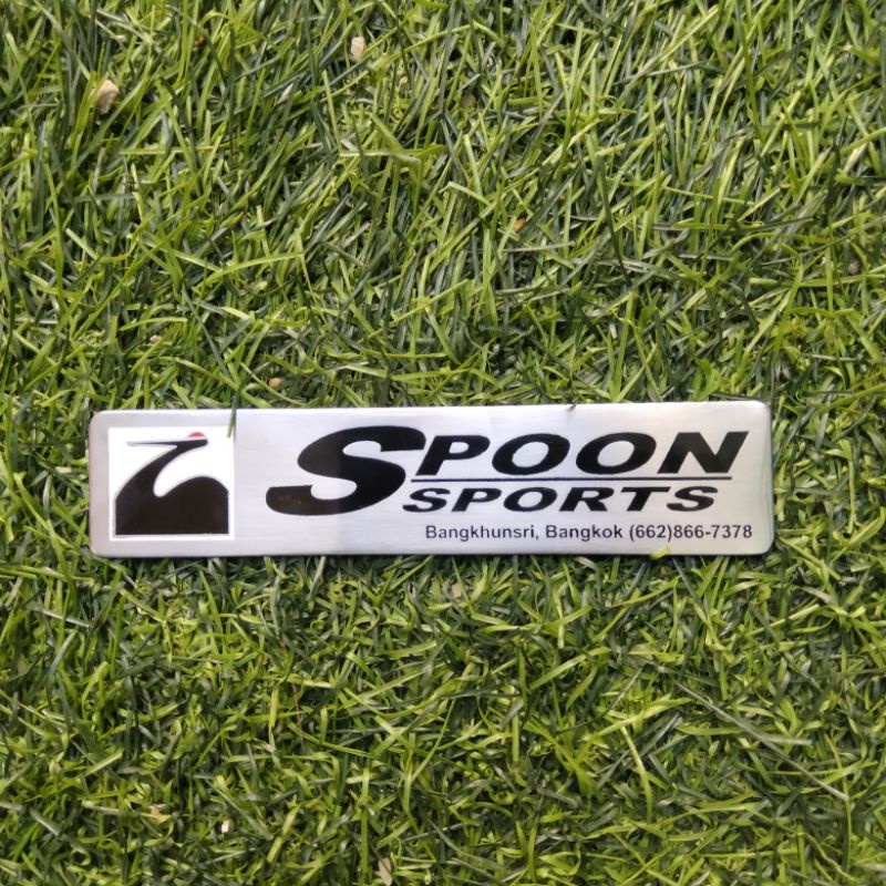 Emblem badge plat mobil Spoon Sport..