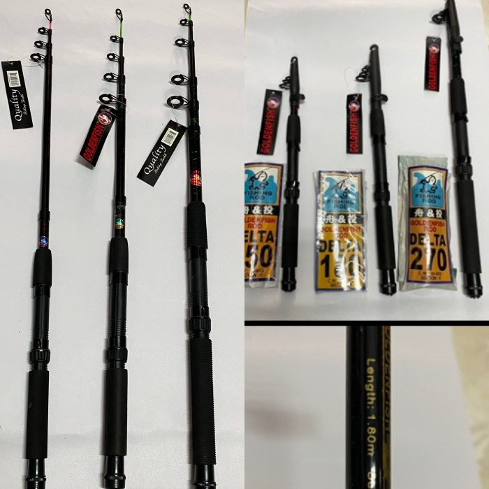 [ Obral ] Joran Antena Golden Fish Delta 15 & 1 Rod Goldenfish