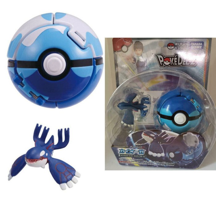 Terlaris Tomy Pokemon Moncolle Kyogre + Dive Ball Monster Collection Poke Del Z