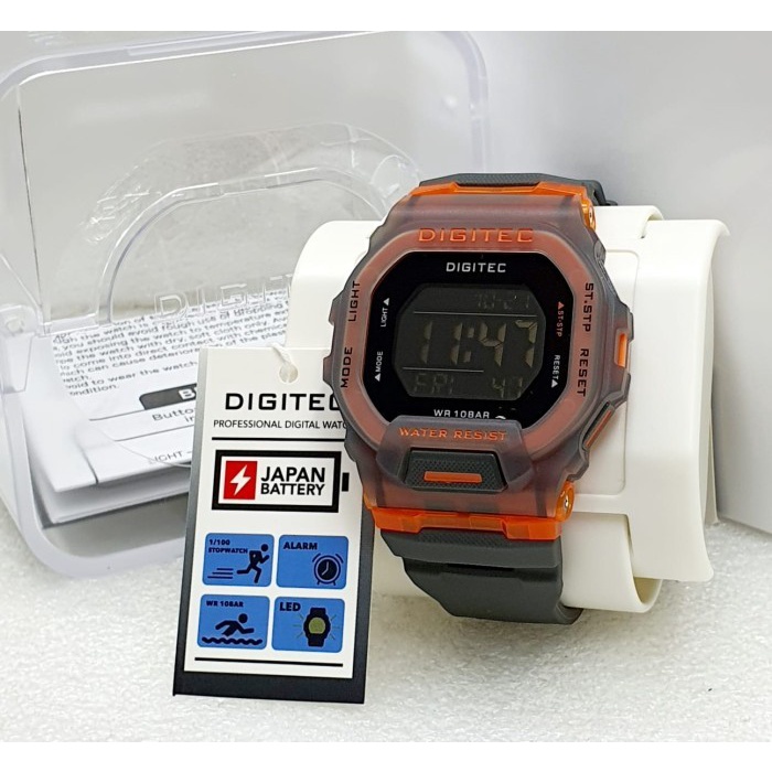 Terlaris Jam Tangan Sport Pria Digitec 5169 Digital Anti Air Water Original