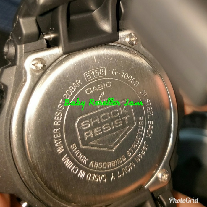 HOT SALE CASIO G-SHOCK G-100BB-1A / GSHOCK G100BB-1 ORIGINAL & BERGARANSI TERLARIS